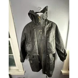 Adrian Jordan | Jackets & Coats | Vintage Adrian Jordan Womens Black ...